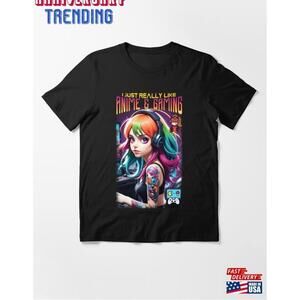 I Just Really Like Anime Amp Gaming Essential Tshirt